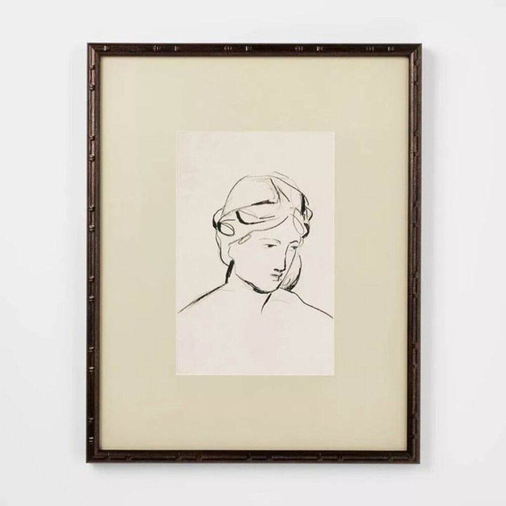 16x20 Line Drawn‎ Portrait Framed Wall Art - Threshold Studio McGee, Target 2024